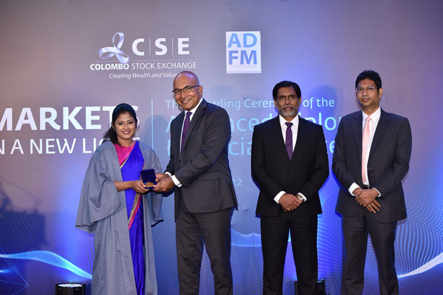 Awards ceremony of the Advanced Diploma of Financial Markets 2022