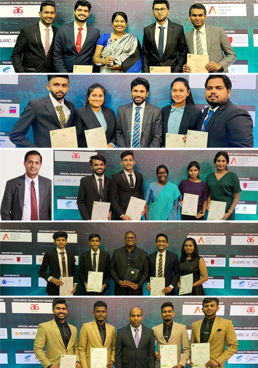 SLIIT Students win multiple accolades at NBQSA National ICT Awards 2021