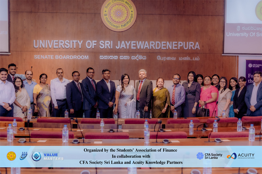 Value Masters 2025 Officially Launched at University of Sri Jayewardenepura