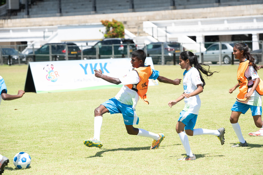 YKK and Real Madrid Foundation Kids Football Clinic