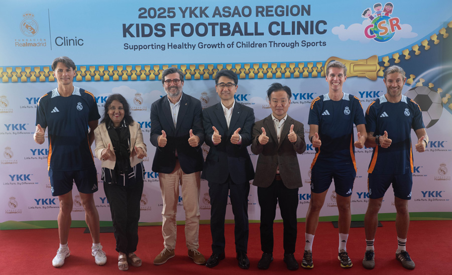 YKK and Real Madrid Foundation Successfully Conclude Kids Football Clinic in Sri Lanka Empowering Hundreds of Underprivileged Children