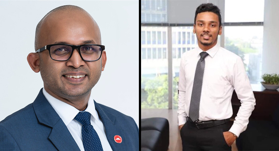 Kaushal Mendis Director People Culture Pizza Hut Sri Lanka and Shenal Perera HR Assistant and Hut Cyclist Project Lead Pizza Hut Sri Lanka