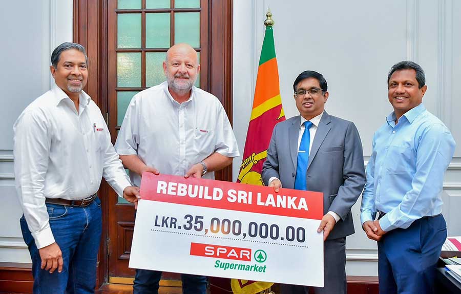 SPAR Group South Africa Pledges Rs. 35 Mn to the Rebuild Sri Lanka Fund