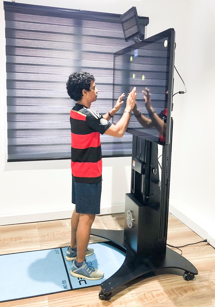 Sports Athletes can enhance reaction speed and eye hand coordination via Sports Vision by Vision Care