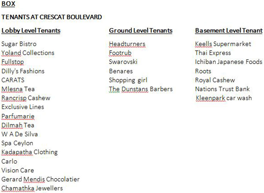 Crescat Boulevard Shops
