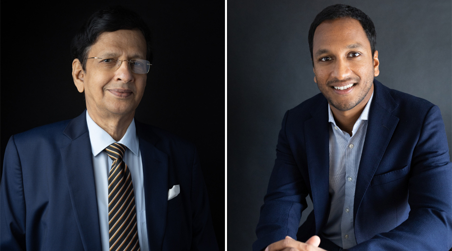 A R Rasiah Chairman of Hela Apparel Holdings and Dilanka Jinadasa Group CEO of Hela Apparel Holdings
