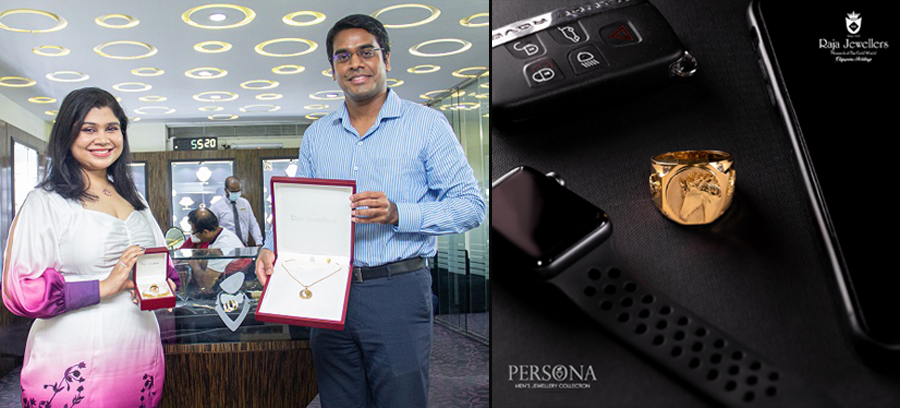 Raja Jewellers introduces the Persona men s jewellery collection