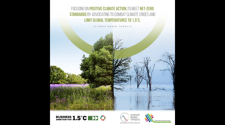 South Asia Textiles commits to SBTi to limit global warming at 1.5C