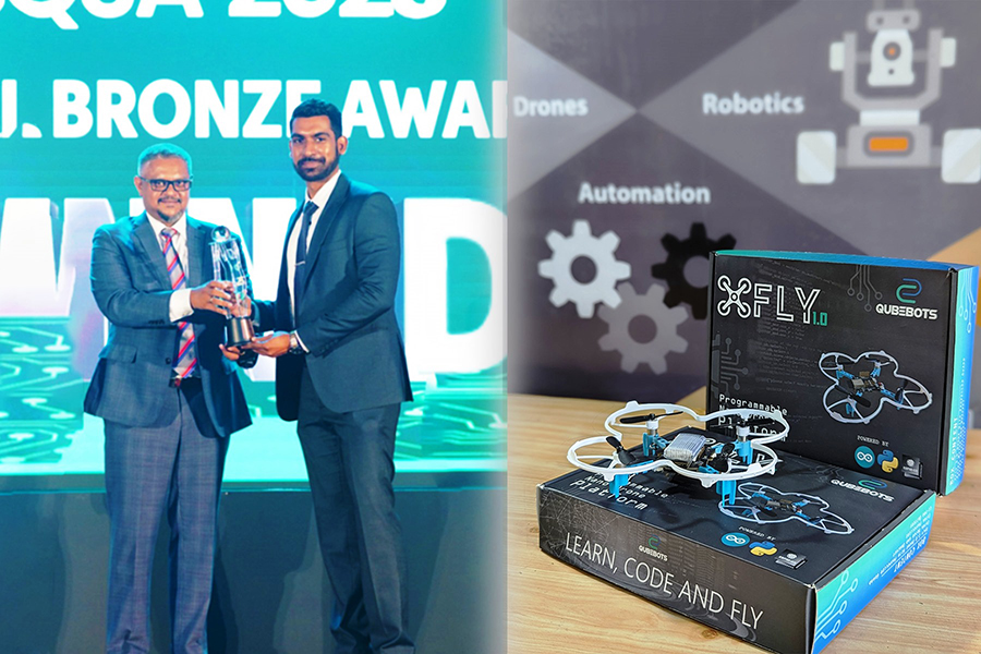 Sri Lanka s First Drone shines at National ICT Awards 2023