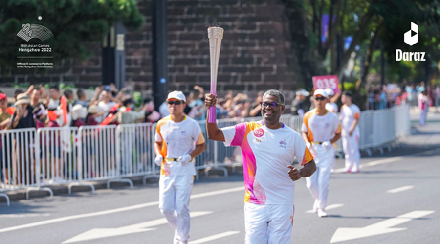 Rakhil Fernando CCAO of Daraz Group named South Asian representative torchbearer for the 19th Asian Games Hangzhou