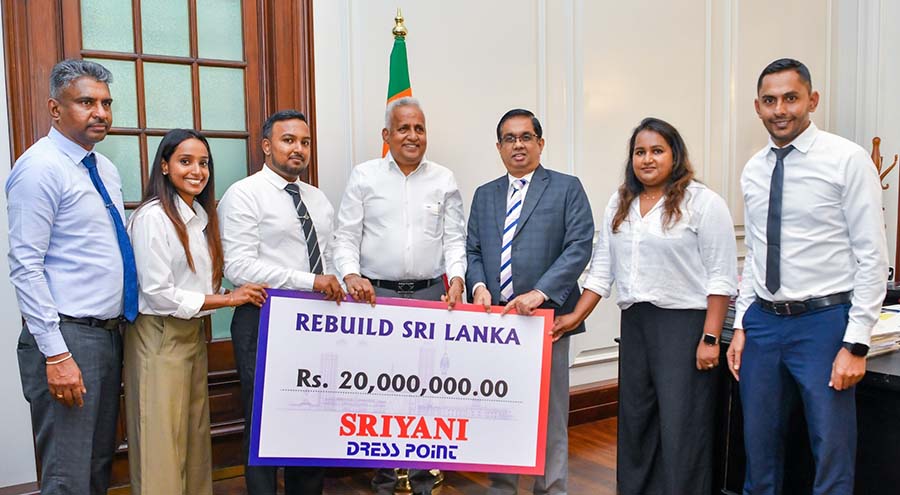 Sriyani Dress Point donates Rs. 20 million and deploys aid for Cyclone Ditwah victims