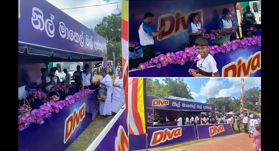 Diva honours Poson Poya with Diva Nil Manel Mal Dansala in Anuradhapura