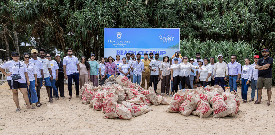 Raja Jewellers Leads Beach Cleanup for World Ocean Day Reinforcing Commitment to Sustainability and Community Wellbeing