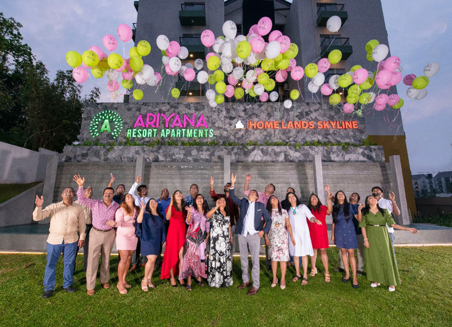 businesscafe Sri Lankas first resort apartment complex ARIYANA Resort Apartments Athurugiriya by Home Lands Skyline declared open