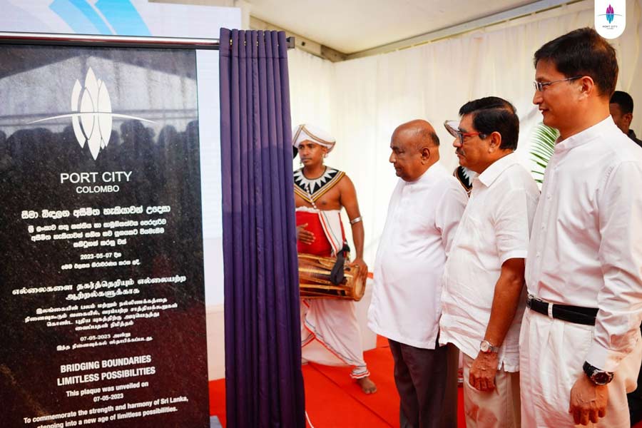 Blessings for the Nation and Port City Colombo held at Port City Colombo s Sales Gallery