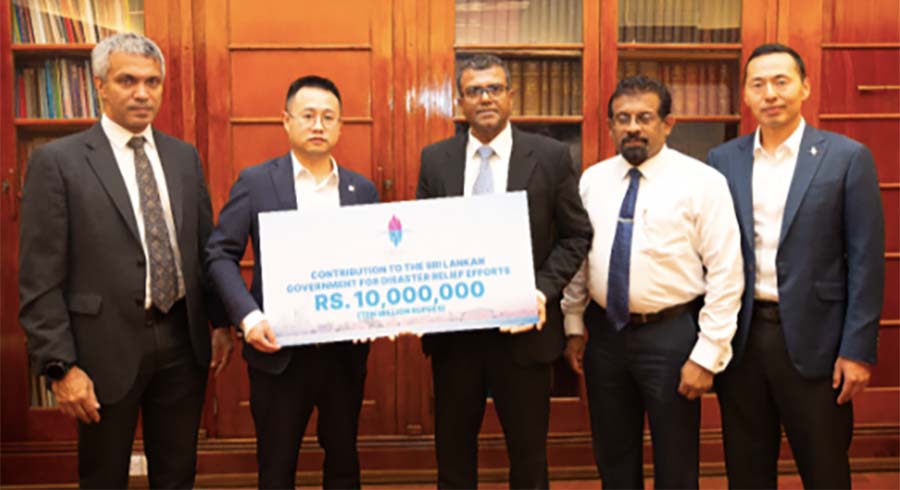 CHEC Port City Colombo Pvt Ltd Extends Rs.10 Million and Critical On Ground Support to National Recovery Efforts Following Cyclone Ditwahs Devastation