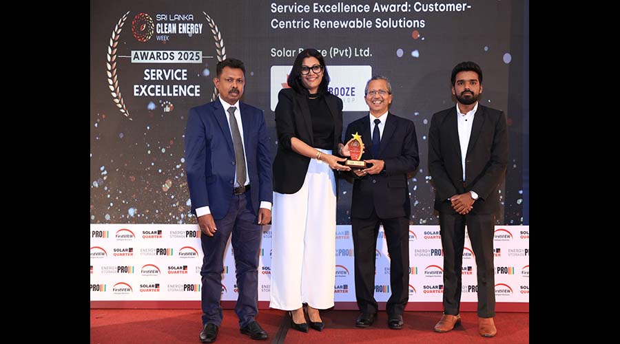 Solar Booze Sweeps Service and Performance Excellence Awards