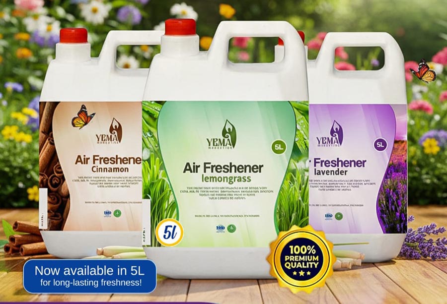 Yema Marketing introduces new trio of Yema Air Freshener products for hotel sector