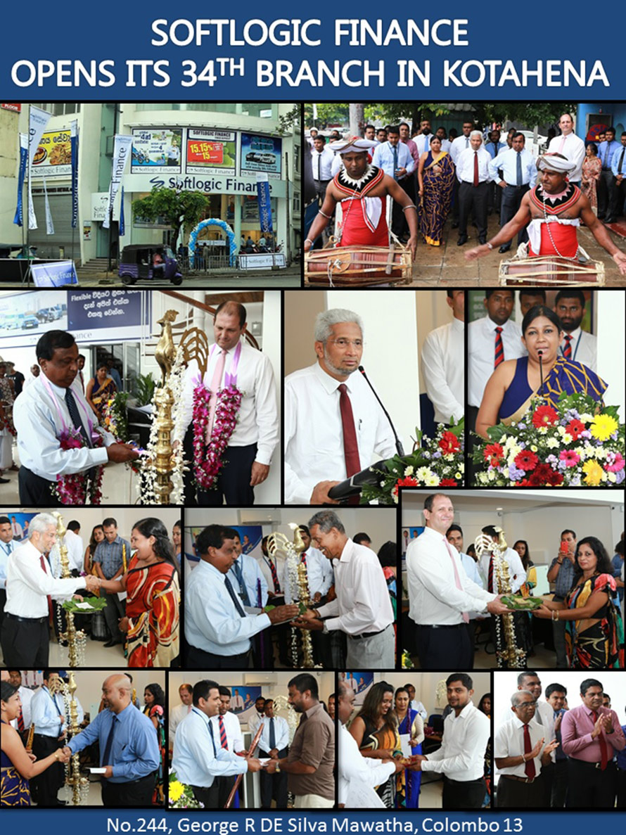 Softlogic Finance expands branch network with opening of 34th branch in Kotahena