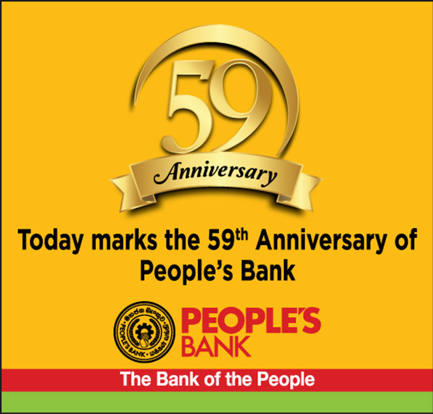 Peoples Bank celebrates 59 years of devotion to the people of Sri Lanka
