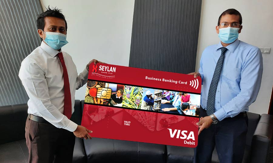 Ruchith Liyanage Head of Cards Seylan Bank together with Ramesh Jayasekara Chief Operating Officer Seylan Bank