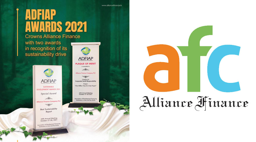 ADFIAP Awards 2021 crowns Alliance Finance with two awards in recognition of its sustainability drive
