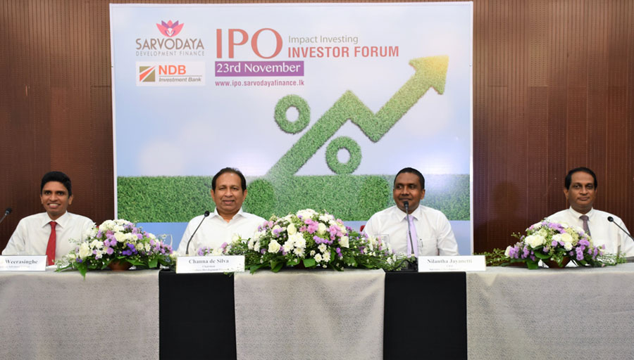 Sarvodaya Development Finance successfully concludes Virtual Investor Forum