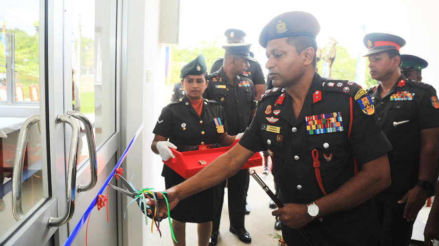 SLA Training School Accommodation Quarantine Complex completes first phase of construction Construction supported by CDB with LKR 10 Mn