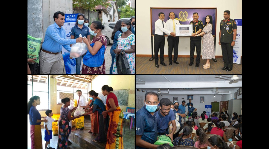 Capital Market donates essential food items to low income earning families