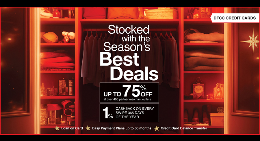 Save the Most this Season with DFCC Bank Credit and Debit Cards