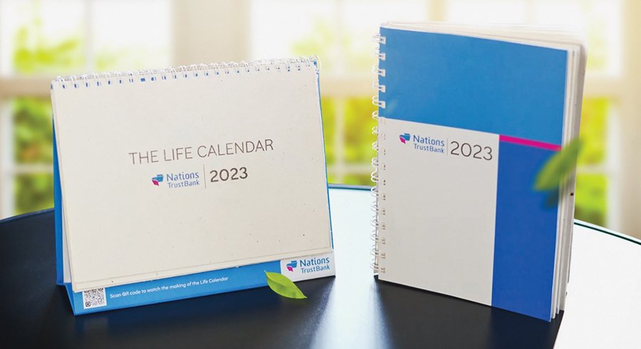 Nations Trust Bank s Life Calendar and Notebook to give back life to nature