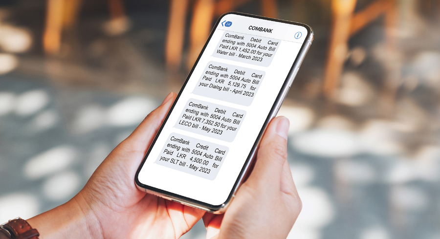 ComBank adds SLT LECO to its Automatic Bill Settlement facility for credit card holders
