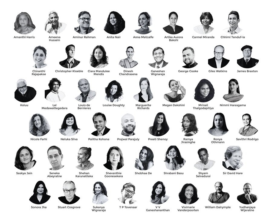 44 Authors 23 Sessions across 2 cities the 1st edition of HSBC Ceylon Literary Arts Festival