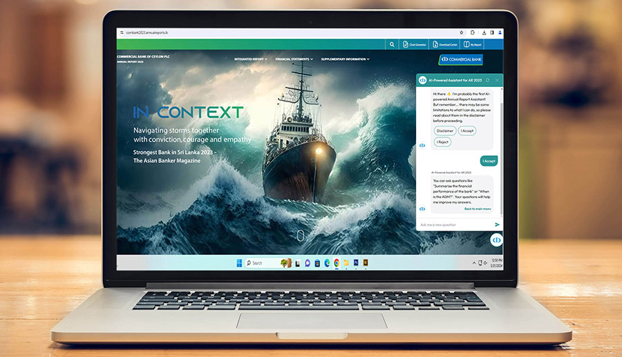 Commercial Bank AI Powered Annual Report Assistant