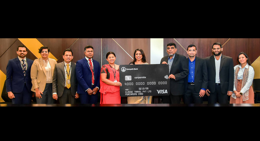 Sampath Bank and Visa Unveil Innovative Sampath Visa Purchasing Card for Corporate Clients