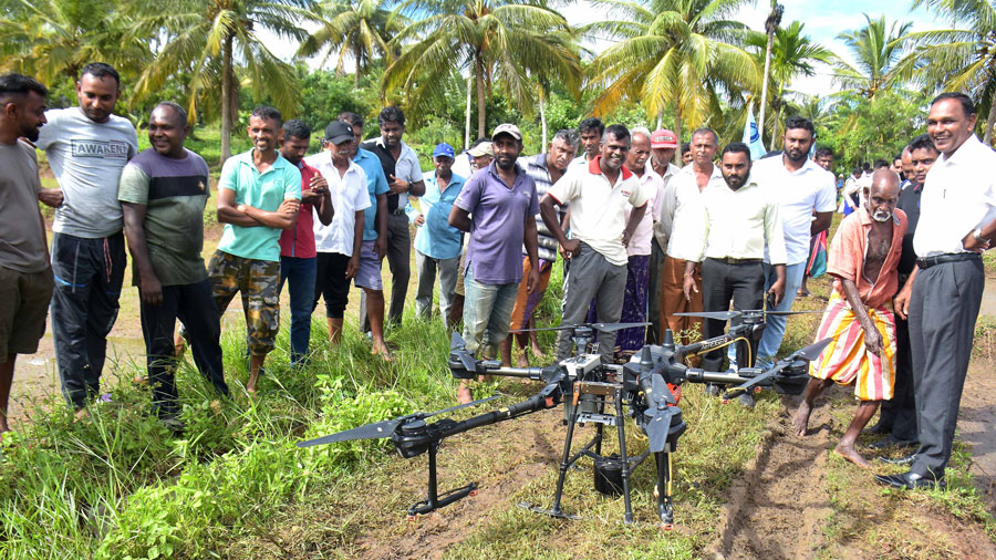 ComBank hosts awareness programme on drone technology for A pura paddy farmers