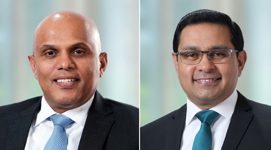 Commercial Bank Chairman Mr Sharhan Muhseen and Managing Director CEO Mr Sanath Manatunge