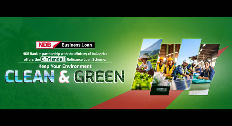 NDB Bank Empowers Sri Lankan Industry to Go Green with E Friends II Refinance Loan Scheme