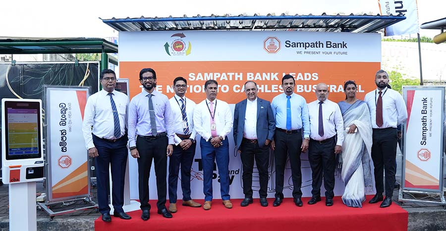 Sampath Bank Advances Public Transport Innovation with Digital Card Acceptance on Key Western Province Routes