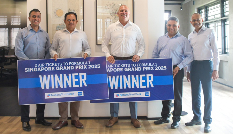 Nations Trust Bank American Express Cardmembers receive complimentary front row seats at Formula 1 in Singapore