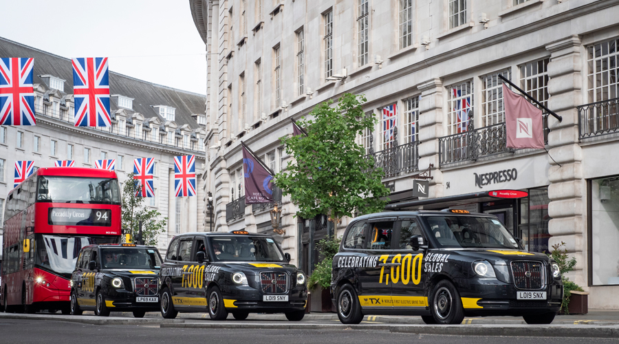 LEVC CELEBRATES MILESTONE OF 7000 GLOBAL ELECTRIC TAXI SALES