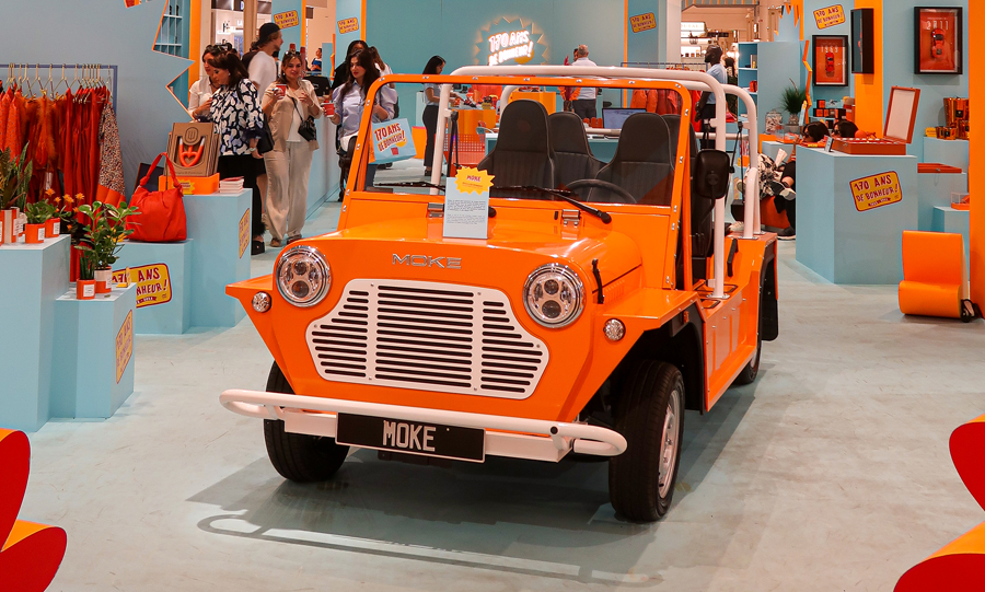Electric Moke Pop Up Launches at Luxury Department Store Le Bon Marche Rive Gauche in Paris