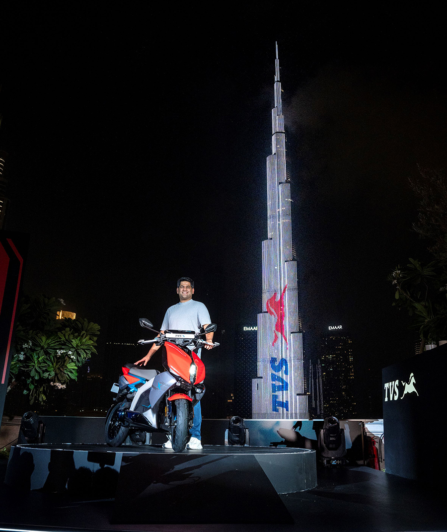 TVS Motor Company launches premium electric crossover TVS X