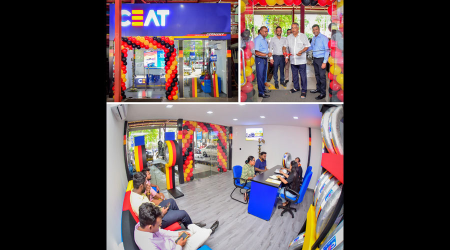CEAT s 7th premium S I S outlet in Sri Lanka opens in Kurunegala