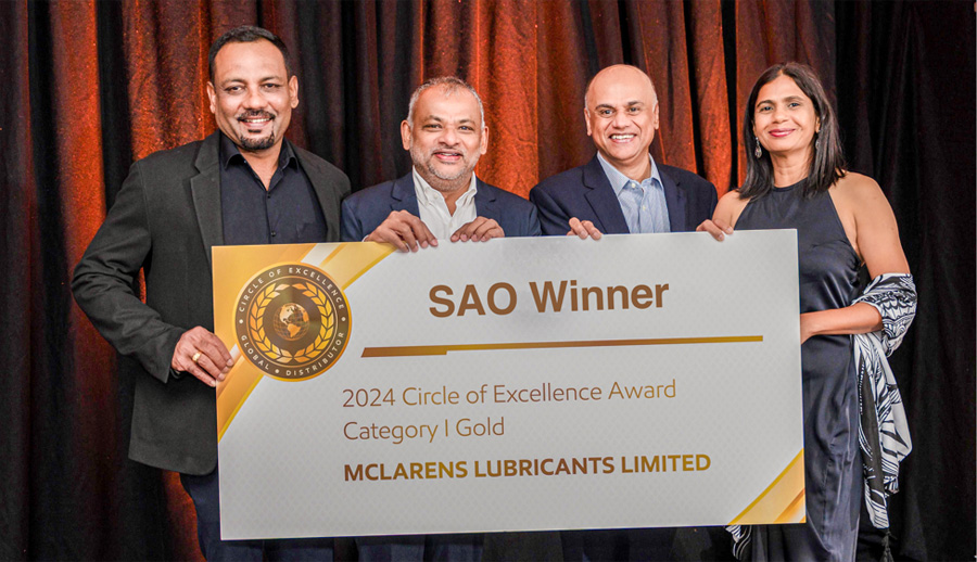 McLarens Lubricants Ltd Clinches Gold at Exxon Mobils Circle of Excellence Awards