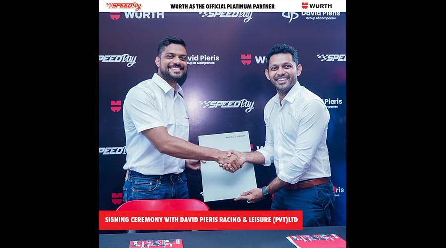 Wurth Lanka Partners David Pieris SpeedBay Circuit as Platinum Partner