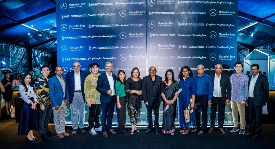 DIMO and Mercedes Benz officials at the launch event joined by representatives from the Indonesian Embassy