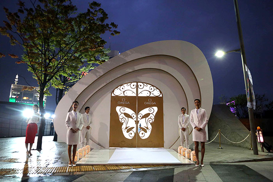 OMEGA Celebrates the De Ville Butterfly in Seoul with Nicole Kidman