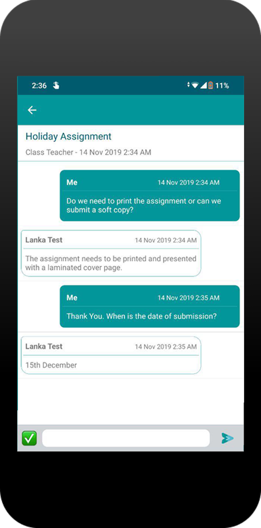 Talkative Parents digitally bridges the communication gap between schools and parents image 3