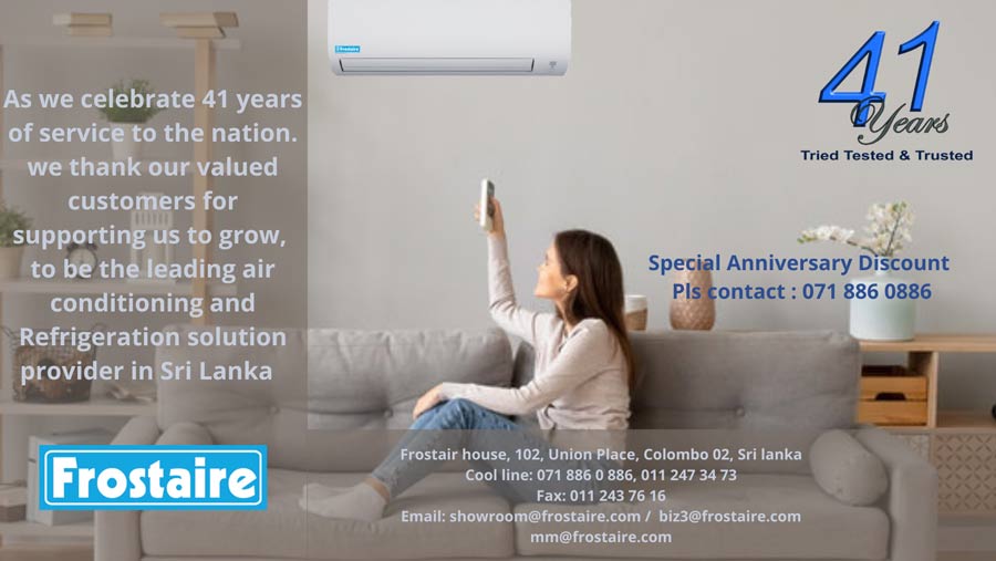Frostaire celebrates 41 years as Sri Lanka leading air conditioning and refrigeration brand